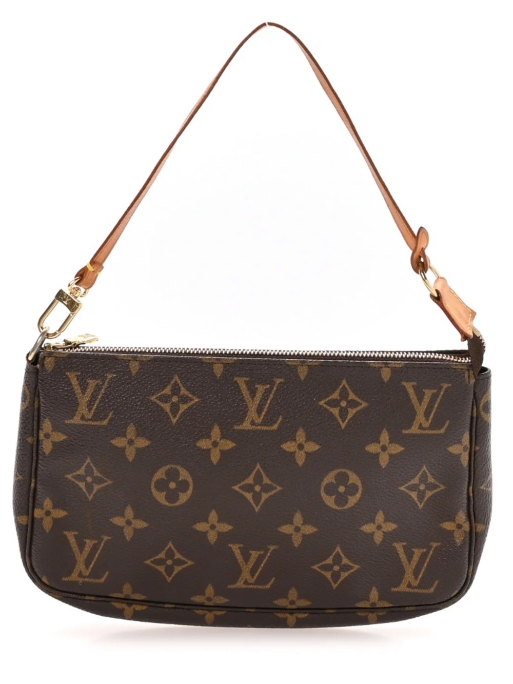 Louis Vuitton Monogram Canvas Mini Shoulder Bag in Brown and Tan 2001
